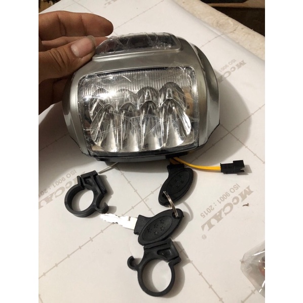 Đầu đèn xe đạp điện asama nhập khẩu