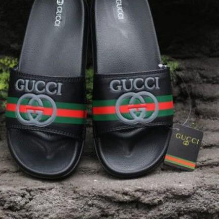 Sandal Gucci Màu Đen Năng Động Thời Trang Dành Cho Nam Và Nữ