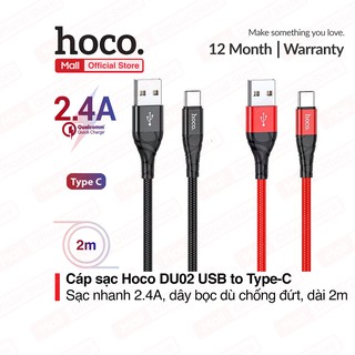 CÁP SẠC TYPE-C HOCO DU02