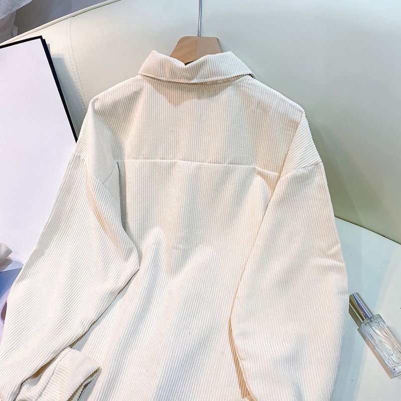 Áo Sơ Mi Dài Tay Dáng Rộng Thời Trang Mùa Thu Dành Cho Nữ