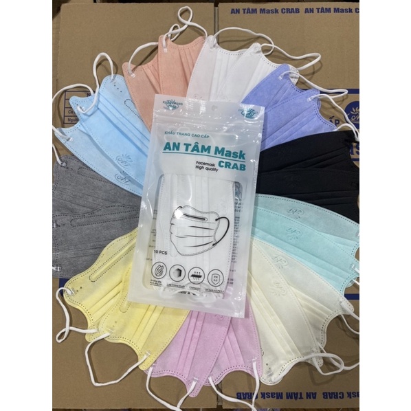 Thùng 300 Cái KHẨU TRANG CUA KINGCARB CHÍNH HÃNG DÀY DẶN ÔM SÁT MẶT