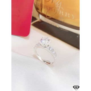 NHẪN ĐÔI NHẪN CẶP BẠC TA GẮN ĐÁ SIÊU SANG CHẢNH - NHẪN CẶP BIBI SILVER