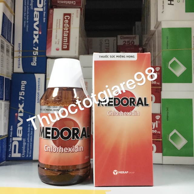 Nước súc miệng họng MEDORAL 250ml