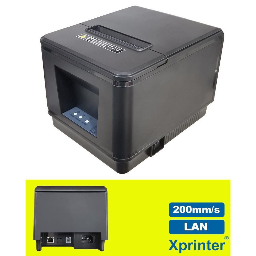 Máy in hoá đơn K80 Xprinter X200 in bill / hóa đơn tính tiền POS sử dụng giấy in nhiệt 80mm