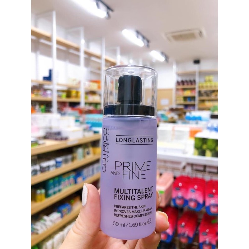 XỊT KHOÁNG KHOÁ NỀN CATRICE PRIME 50ML