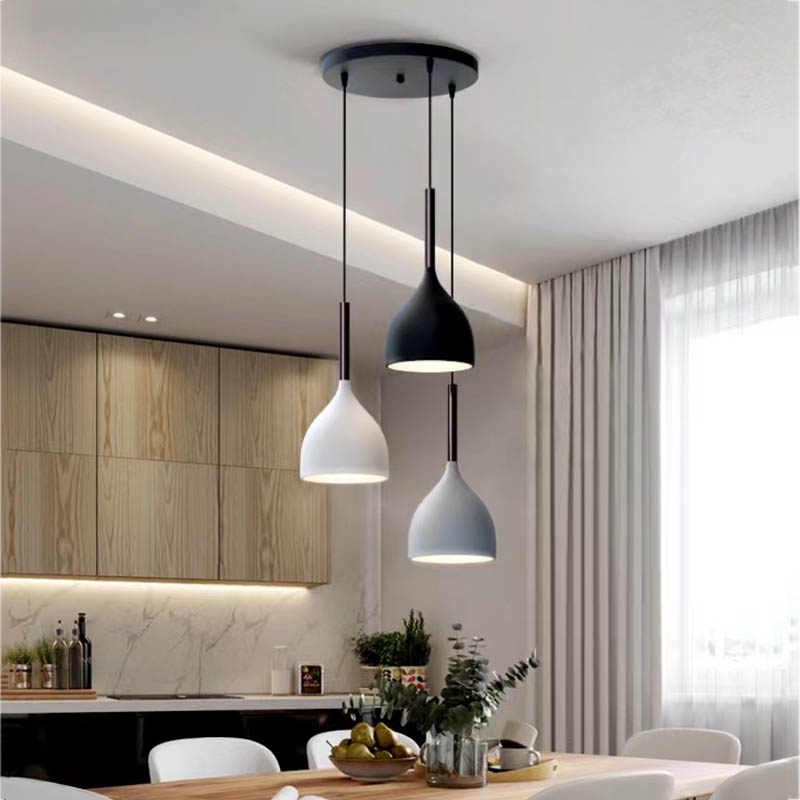 Đèn thả bàn ăn Macaron Nhà Bếp Đèn chùm trang trí Hiện Đại Bắc Âu Đèn treo Phòng ngủ/Phòng khách/Quán Cà Phê