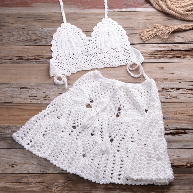 Set Đồ Tắm Đan Len Thời Trang Dành Cho Nữ