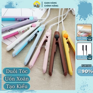 Máy ép tóc mini pixel official - máy uốn tóc mini cao cấp - máy uốn duỗi tóc có bảo hành