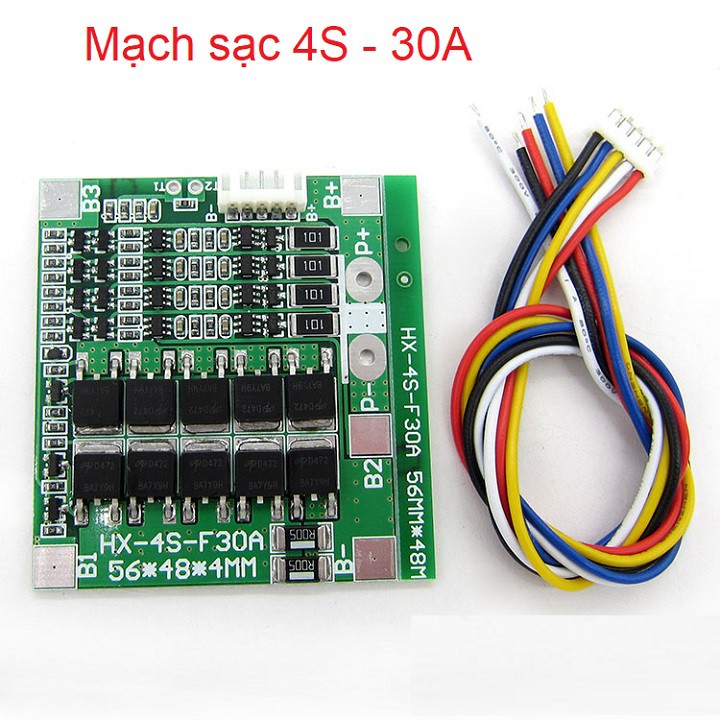 Mạch sạc bảo vệ pin 4S 30A