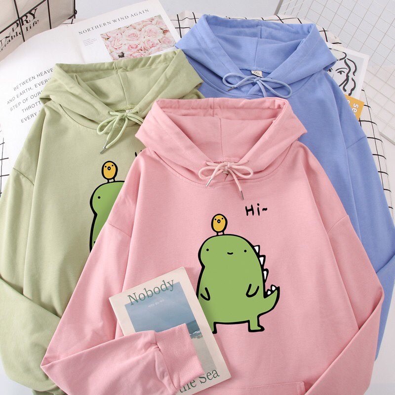 Áo hoodie khủng long