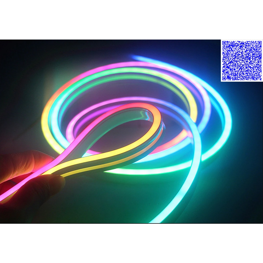 LED NEON  FULL MÀU WS2811 12X6MM 72LED/MÉT 96LED/MÉT ĐIỆN ÁP 12V