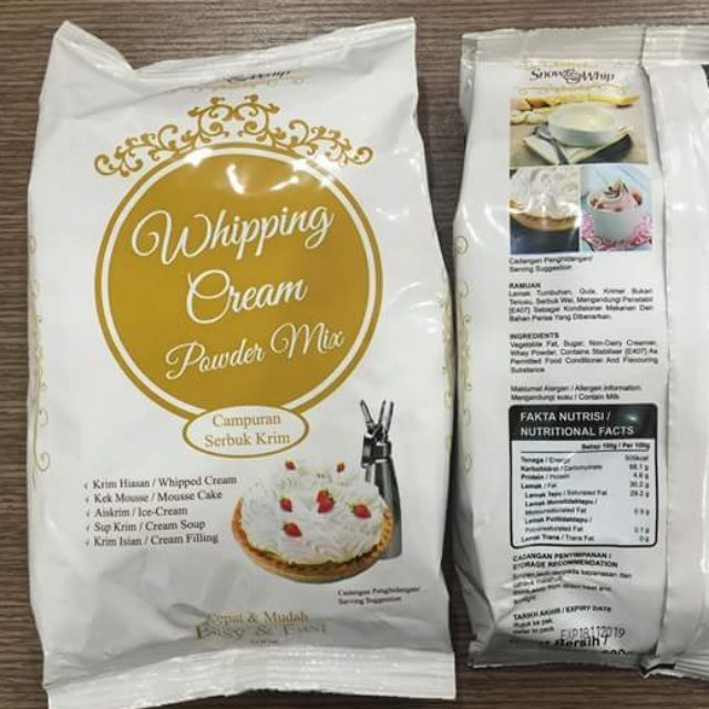 WHIPPING CREAM Bột 500gr