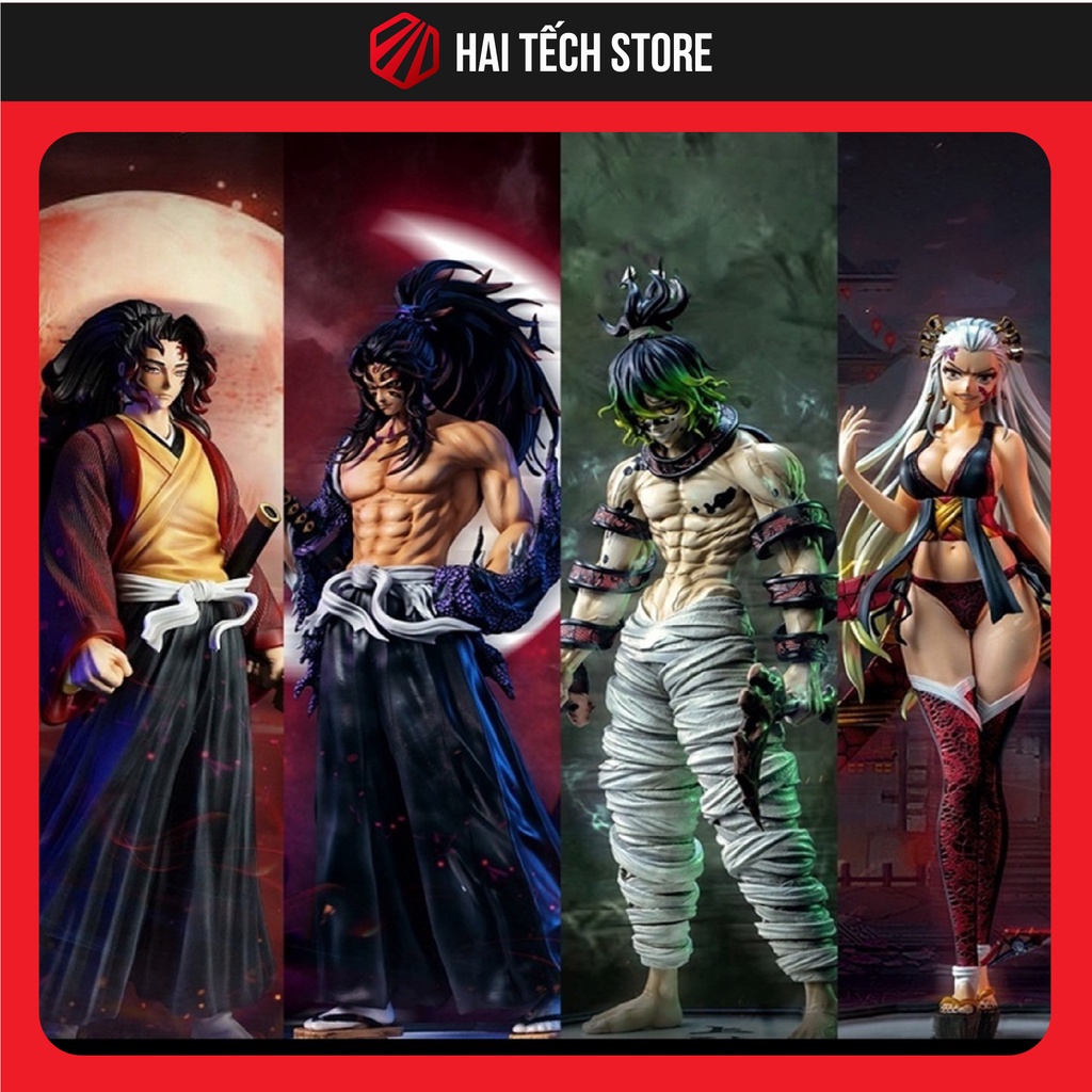 Mô hình Kimetsu No Yaiba các thượng huyền quỷ, figure thanh gươm diệt quỷ thượng huyền nhất, nezuko, Inosuke, tanjirou