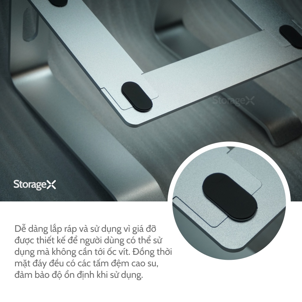 Giá đỡ laptop stand nhôm hỗ trợ tản nhiệt XStand dành cho Macbook/ Ultrabook 12 inch - 15.6 inch - HCM | BigBuy360 - bigbuy360.vn