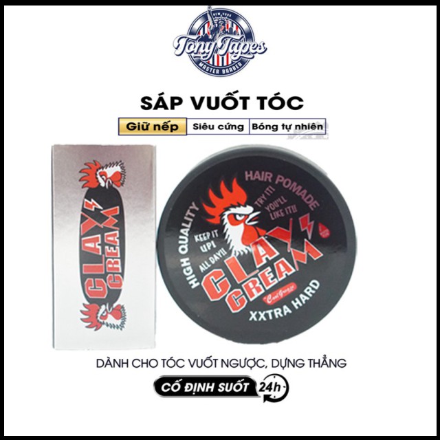 [FullBox-Tem] Sáp Vuốt Tóc Nam Chính Hãng ClayCream U.S.A siêu giữ nếp | keo vuốt tóc &amp; wax chính hãng | november