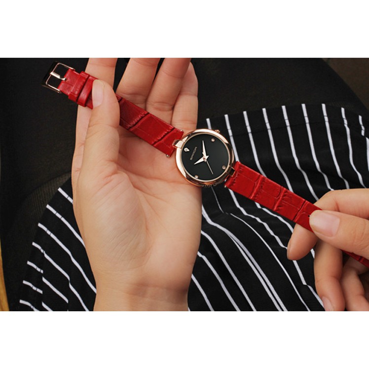 Đồng Hồ Nữ SANDA JAPAN P.196 Dây da cao cấp + Tặng Hộp & Pin dự phòng | BigBuy360 - bigbuy360.vn