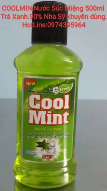 Nước Súc Miệng COOL MINT 3 mầu,500ml,người lớn.
