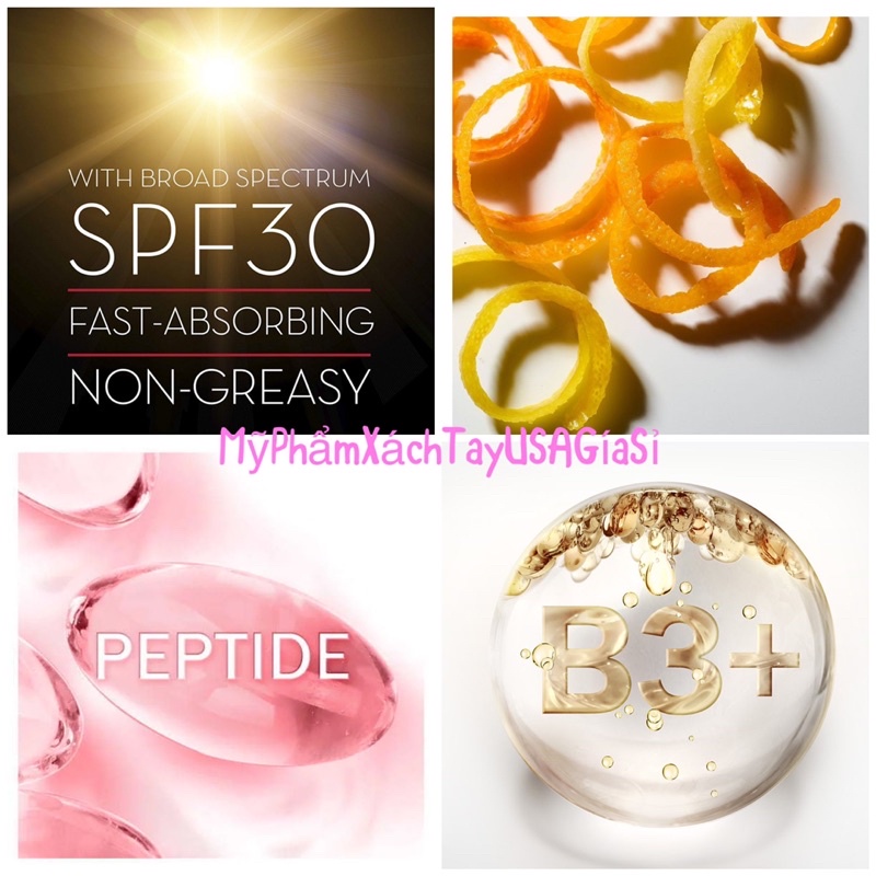 Kem dưỡng chống lão hoá trẻ hóa làng da ban ngày Olay Regenerist Vitamin C + Peptide 24 Moisturizer SPF 30 USA