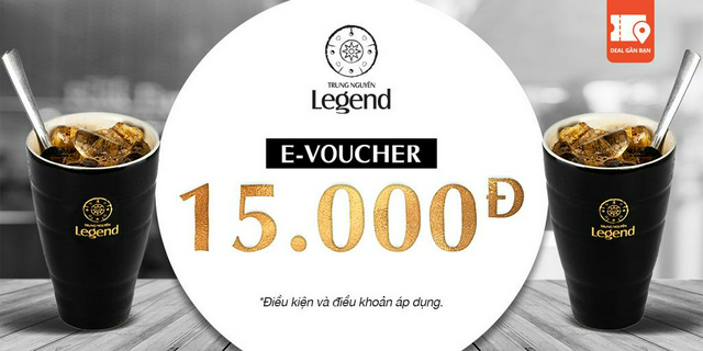 E-Voucher Trung Nguyên Legend trị giá 15.000đ