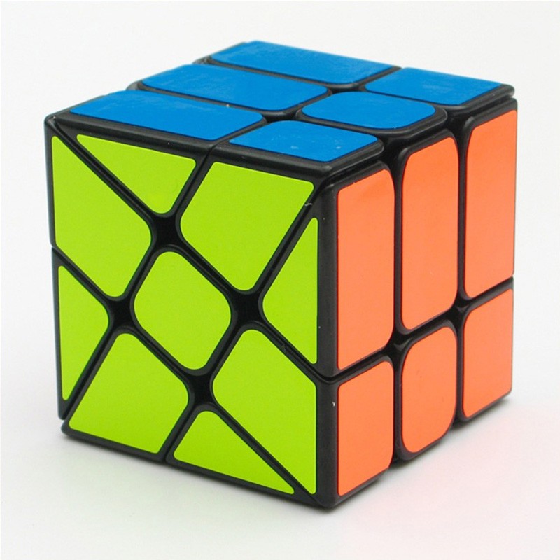 Đồ chơi Rubik Windmill YJ Sticker - Rubik Biến Thể (Rubik Fisher) Giúp Phát Triển Trí Não