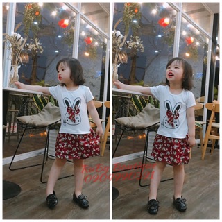 VÁY THỎ NƠ BÉ GÁI
