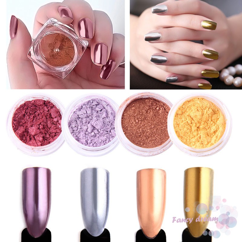 Bột màu bóng dùng trong trang trí móng nghệ thuật