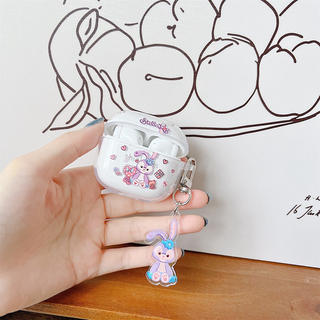 Vỏ Bảo Vệ Hộp Sạc Tai nghe không dây Lenovo Lp 40s 40Pro Hình Cinnamoroll Kuromi Stitch Snoopy Bằng TPU Mềm Chống Rơi