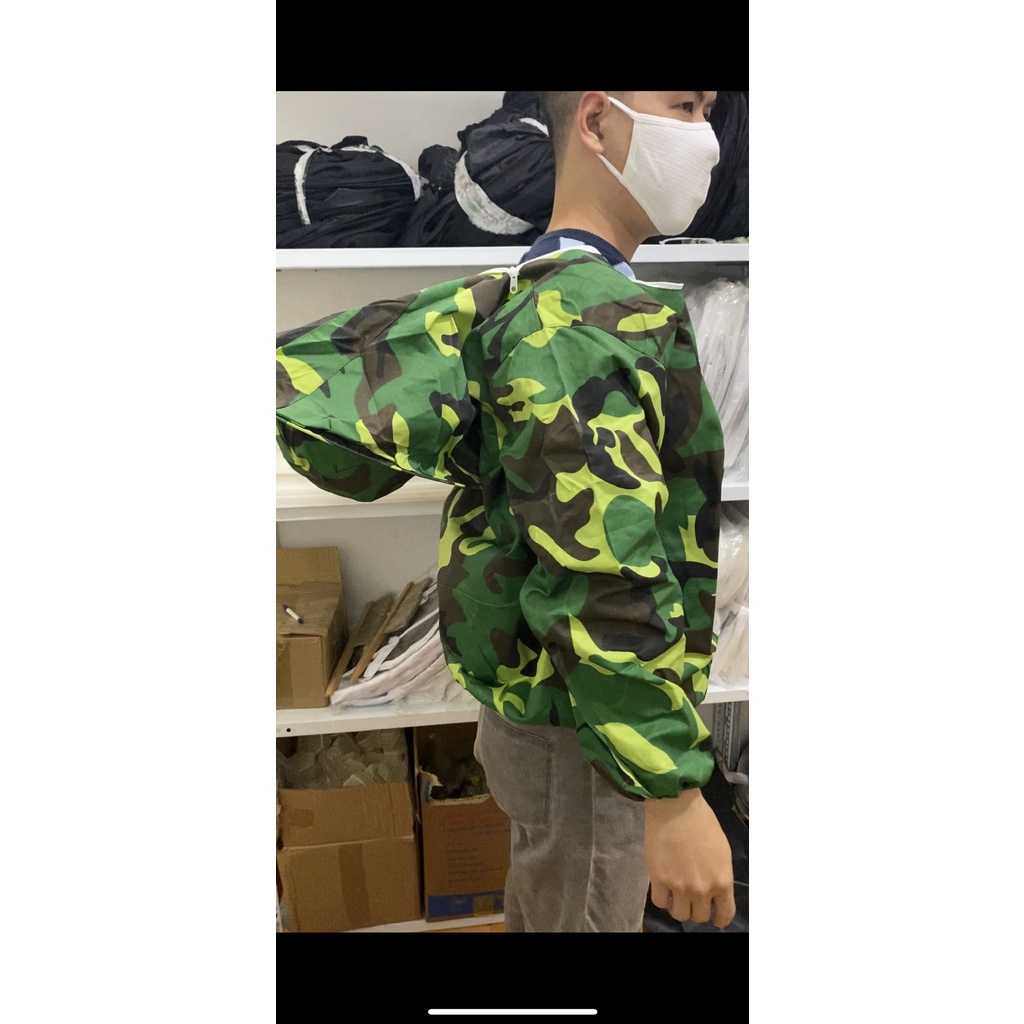 Áo Liền Mũ Nuôi Ong,Bắt Ong Tránh Bị Đốt