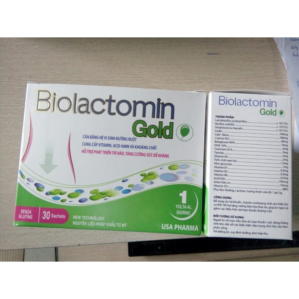 (Nhà thuốc 24h/7) BIOLACTOMIN GOLD Hỗ trợ điều trị rối loạn tiêu hoá
