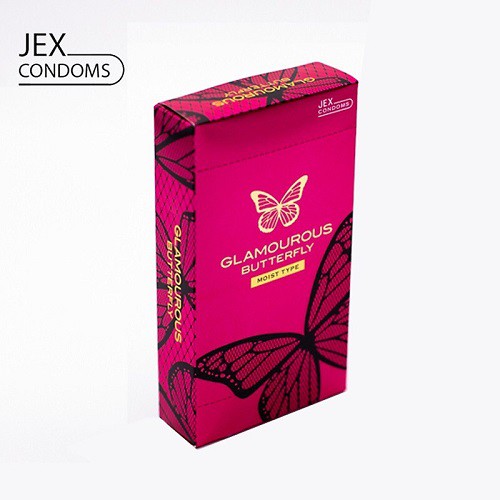 Bao Cao Su Mỏng Như Không Jex Glamourour Butterfly Moist Type