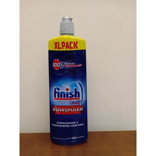 Chai 750ml nước làm bóng chén bát Finish – (Hỗ trợ sấy khô và không bị đọng nước trên ly thủy tinh)