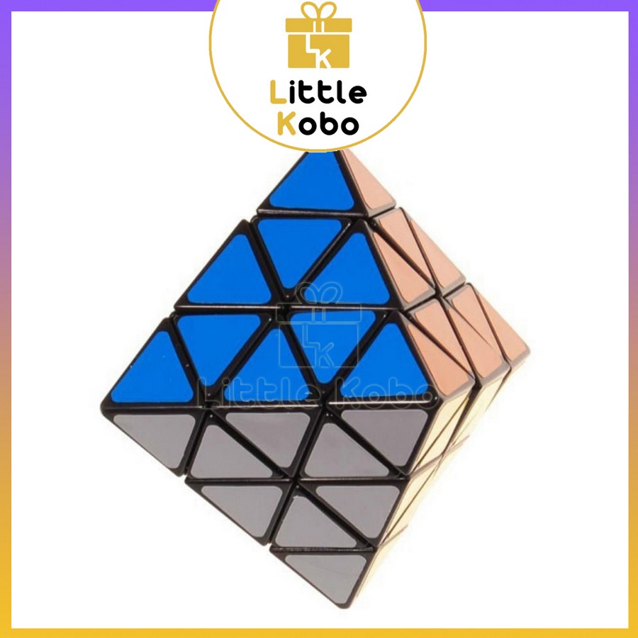 Rubik Biến Thể Lanlan 4x4 8-Axis Skewb Diamond Octahedron Rubik 8 Mặt Bát Diện Đều