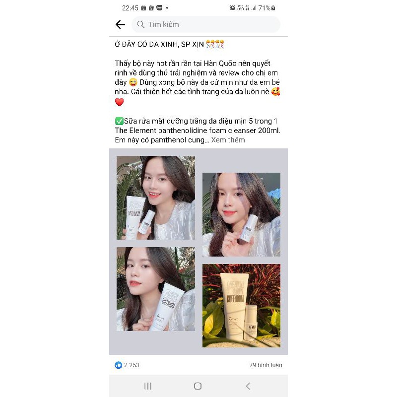 Tinh chất trắng da làm mờ thâm sạm da se khít lỗ chân lông KUEENDOM The element serum 30ml