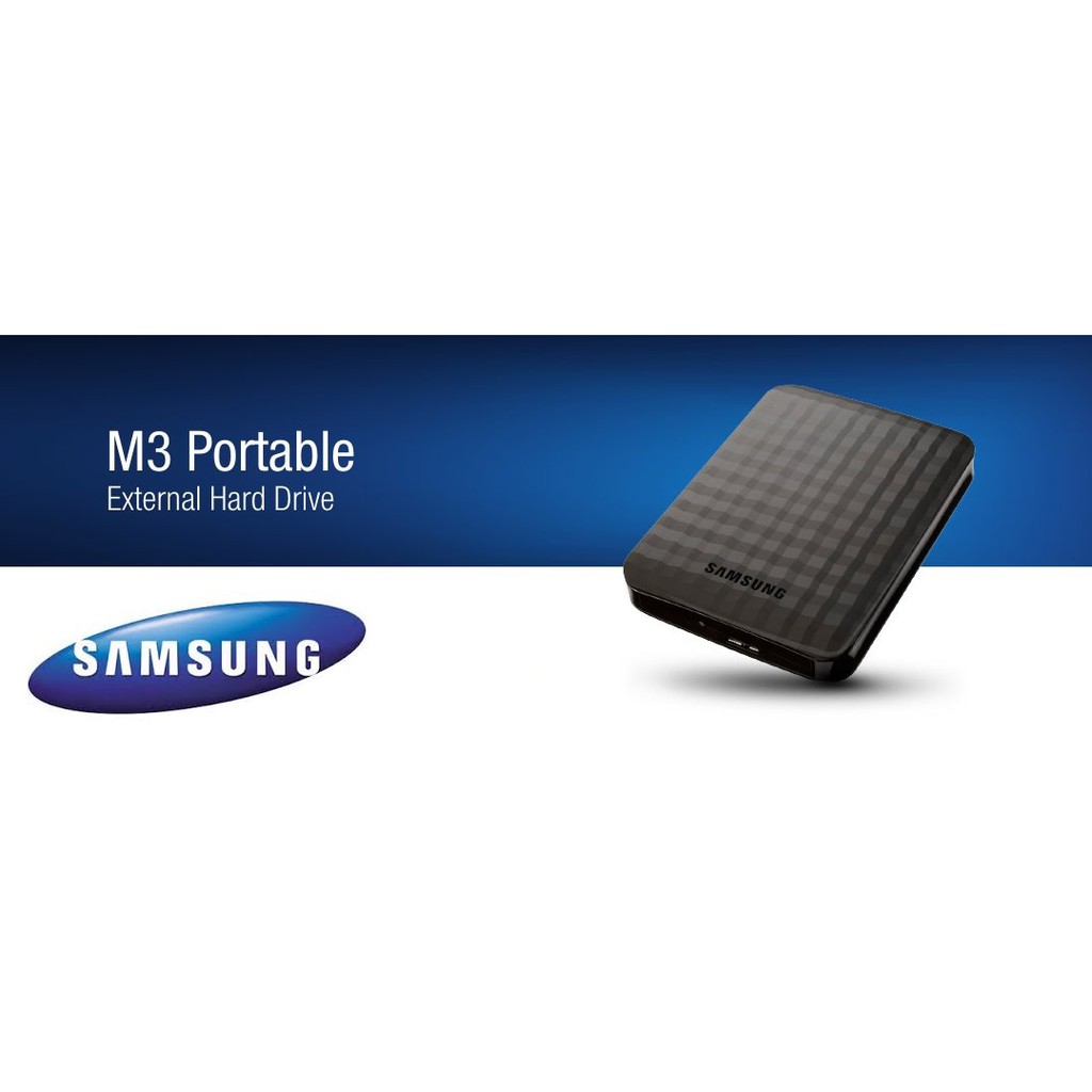 Ổ cứng  Samsung M3 Portable 1TB USB 3.0 - tặng kèm bộ đôi đầu chuyển OTG MICRO USB-TYPE Bảo hành 24 tháng