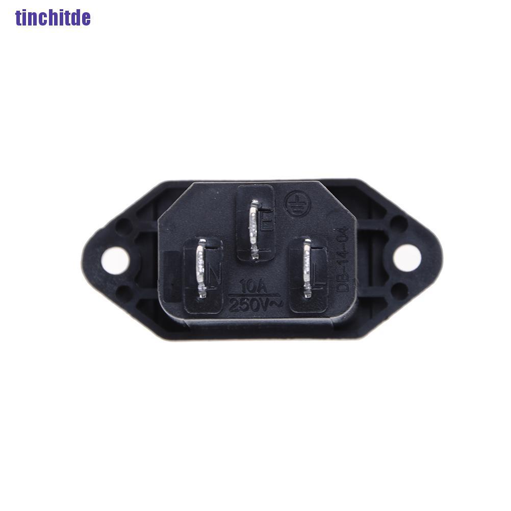 Bộ 5 Phích Cắm Iec 320 C14 Ac 250V 10A Chất Lượng Cao