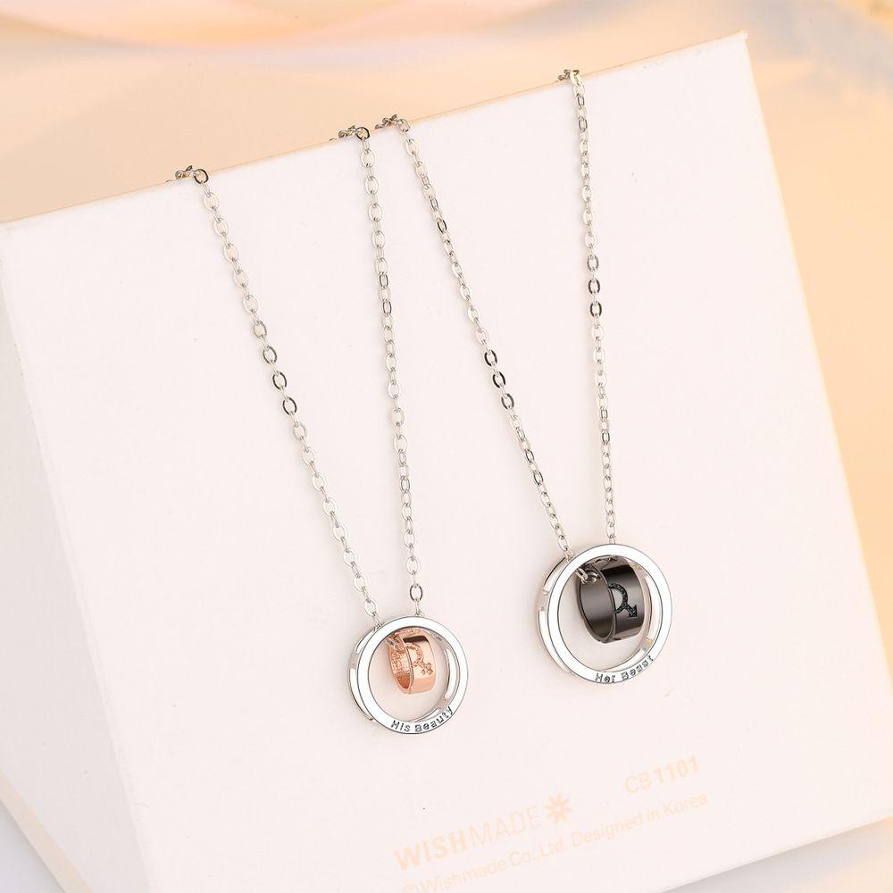 JARRED Vòng cổ Tình Bạn Mặt Ngôi Sao In Chữ Thời Trang