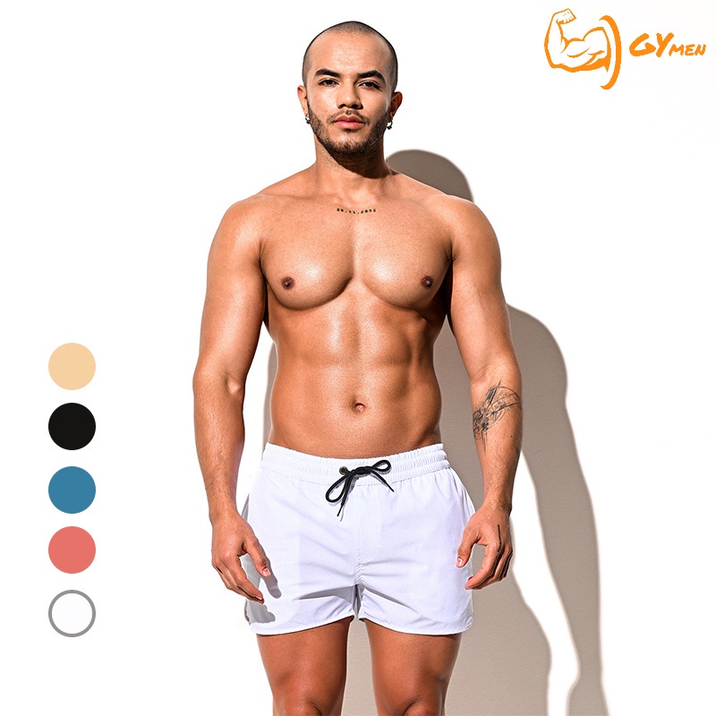 [GYMen]  Quần Bơi nam  Sexy áo bơi nam Short Nam Đi Biển Nhanh Khô Phiên Bản Mới lửng