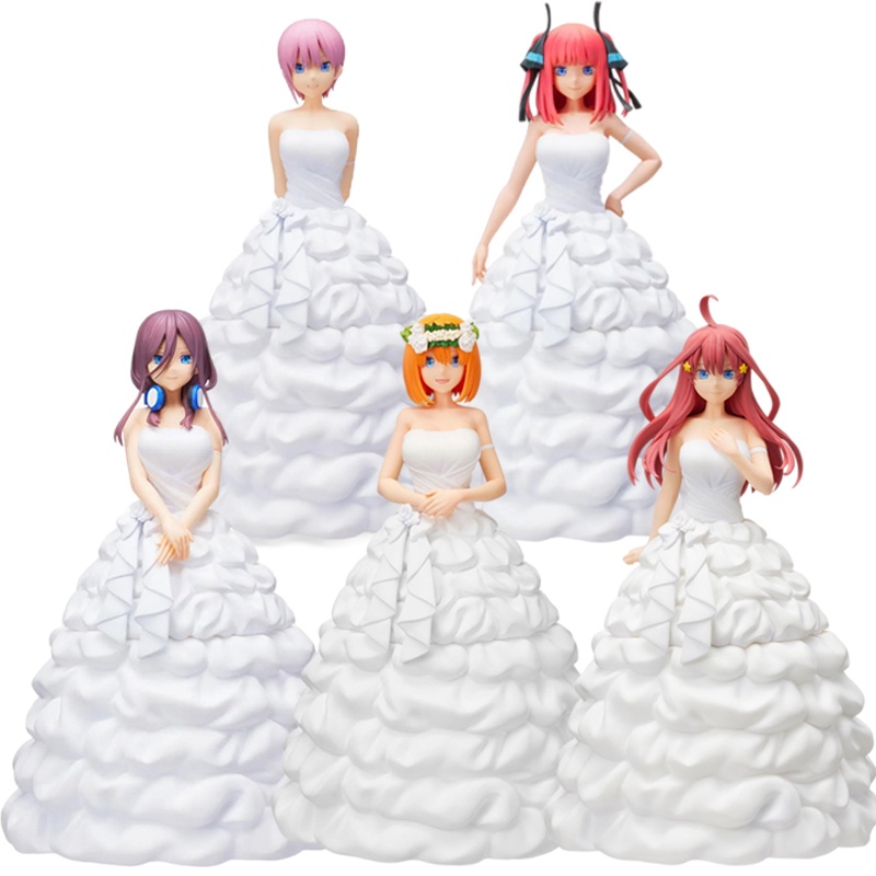 Bộ 5 Đồ trang trí Nhân Vật Nakano Ichika Nino Notsuba Itsuki Trang Trí