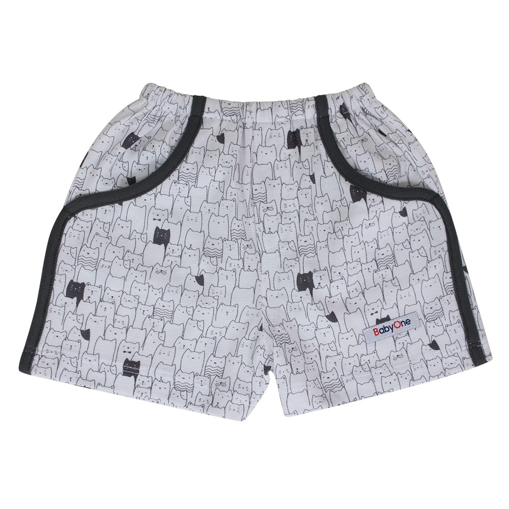 Quần short túi Babyone QL1037- HELLO BB