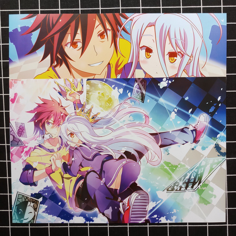 Poster No Game No Life (8 Tờ)