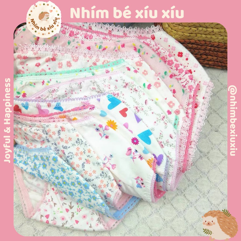 Quần lót cotton bé gái (7-35 kg) - Quần chip It's a girl VT91