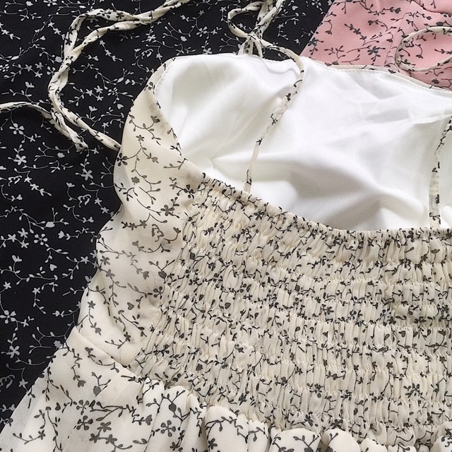 Flower Mini Dress 🌼 - Đầm hoa 2 dây