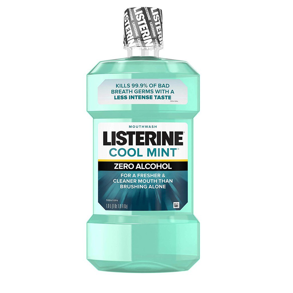 Nước Súc Miệng Diệt Khuẩn Không Cay Listerine Zero 750ml - 0701427