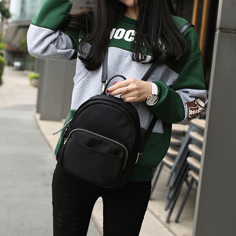 Ielgy Ba Lô mini Đa Năng Phong Cách Hàn Quốc Đơn Giản Cho Nữ