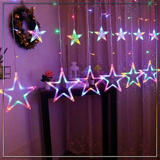 ❤️ freeship ❤️ đèn nháy mành hình ngôi sao đèn led trang trí