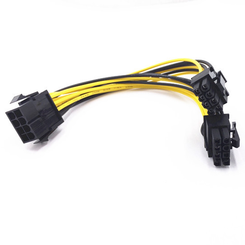 Dây Cáp Nối Card Đồ Họa CPU Molex 6P Sang 6 + 2P 6Pin + 2Pin 20cm 8PIN