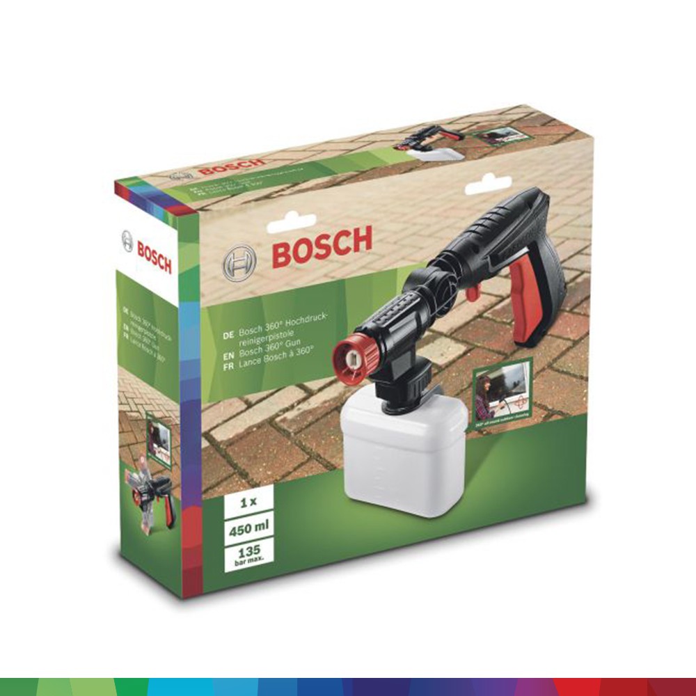 [CHÍNH HÃNG] Phụ Kiện Máy Phun Xịt Rửa Bosch- Súng Ngắn Xoay 360 Áp Lực Cao (Mới), Giá Đại Lý Cấp 1