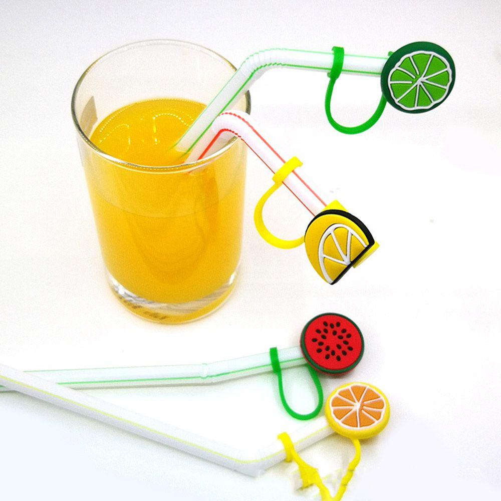 Nắp Đậy Ống Hút Bằng Silicone Tái Sử Dụng Chống Bụi Cho Nhà Bếp