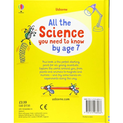 Sách Usborne khoa học All the Science You Need to Know By Age 7 từ 7 tuổi