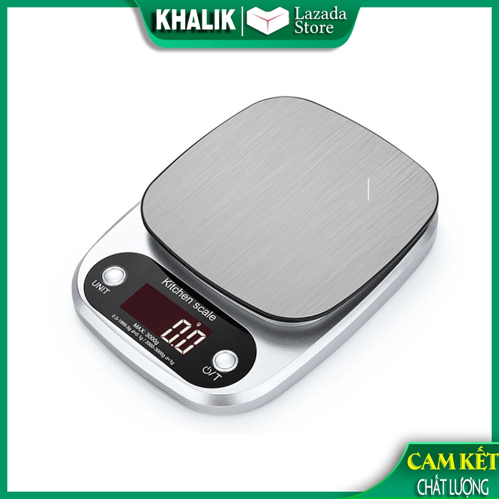 Cân điện tử nhà bếp C305, cân thực phẩm Loại 3kg, 5kg, 10kg độ chính xác cao Kitchen Scale C305 - Khalik